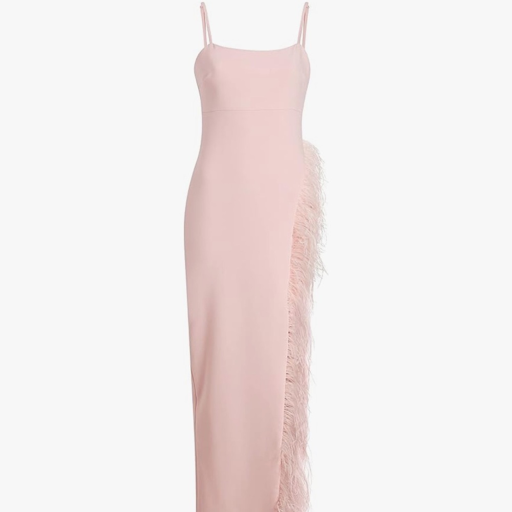 Likely Pink Ruched Sheath Dress with Spaghetti Straps